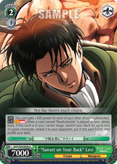 "Sunset on Your Back" Levi - Image 1