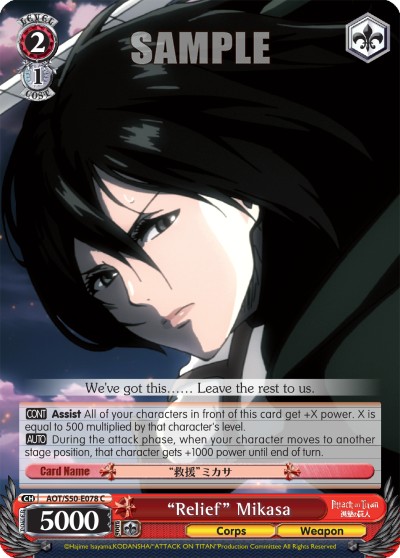 "Relief" Mikasa - Image 1