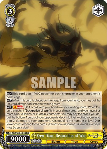 Eren Titan: Declaration of War - Image 1