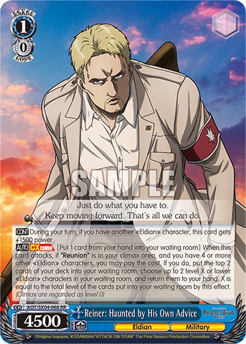 Reiner: Haunted by His Own Advice - Image 1