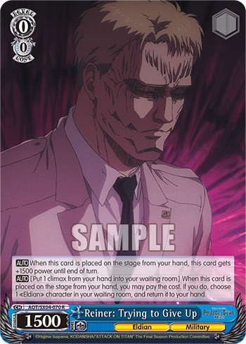 Reiner: Trying to Give Up - Image 1