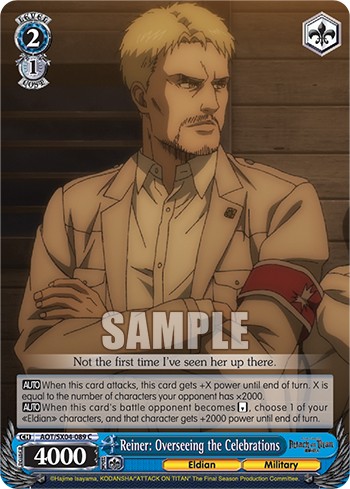 Reiner: Overseeing the Celebrations - Image 1