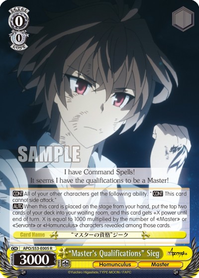 "Master's Qualifications" Sieg - Image 1