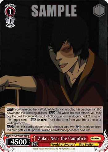 Zuko: Near the Campfire - Image 1