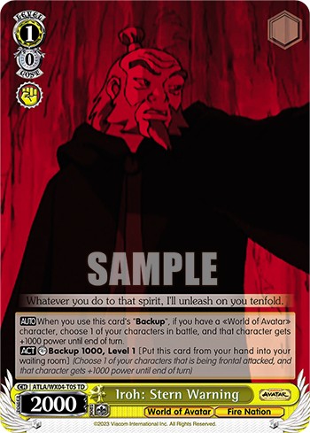 Iroh: Stern Warning - Image 1