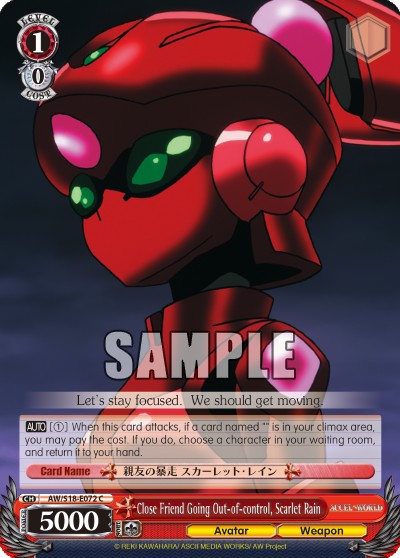 Close Friend Going Out-of-control, Scarlet Rain - Image 1