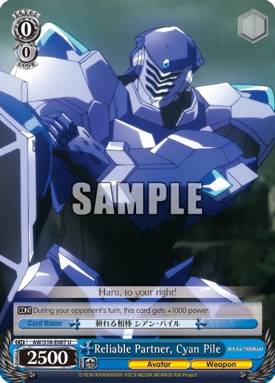 Reliable Partner, Cyan Pile - Image 1