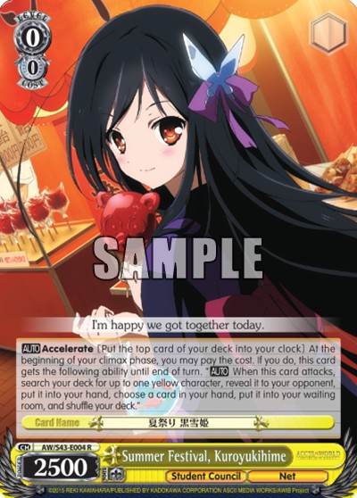 Summer Festival, Kuroyukihime - Image 1