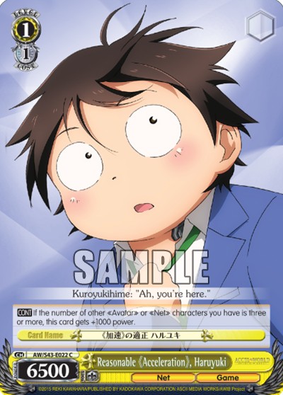 Reasonable 《Acceleration》, Haruyuki - Image 1