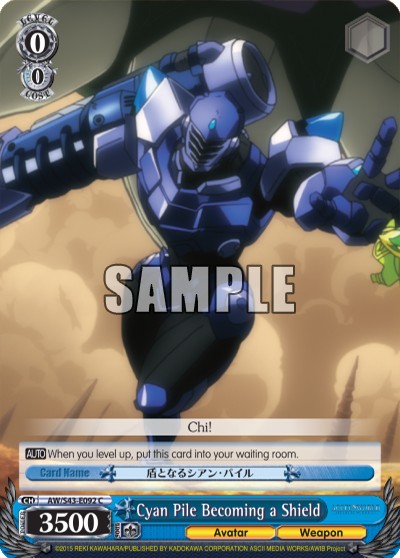 Cyan Pile Becoming a Shield - Image 1