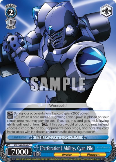 《Perforation》 Ability, Cyan Pile - Image 1