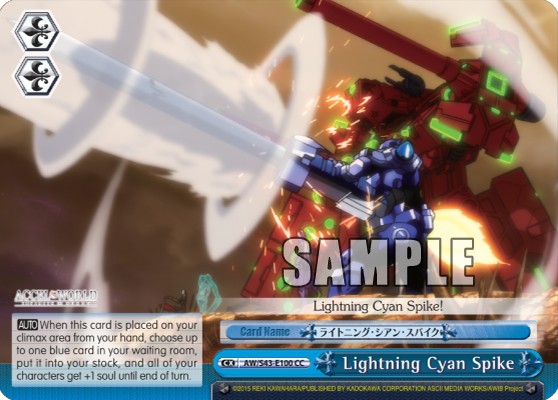 Lightning Cyan Spike - Image 1