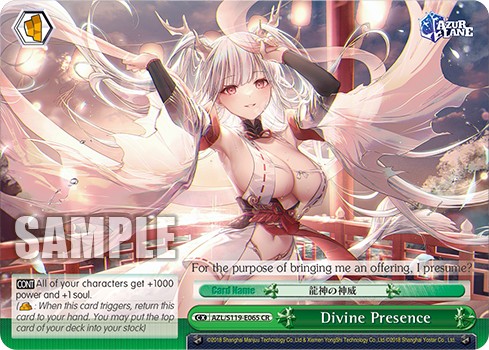 2025 Weiß Schwarz Azur Lane Vol.2 2025 Weiß Schwarz Azur Lane Vol.2 #AZL/S119-E065 trading card