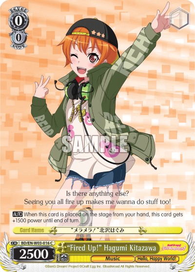 "Fired Up!" Hagumi Kitazawa - Image 1