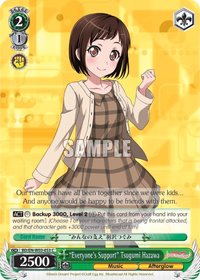 "Everyone's Support" Tsugumi Hazawa - Image 1