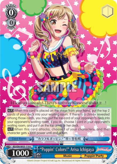 "Poppin' Colors!" Arisa Ichigaya - Image 1
