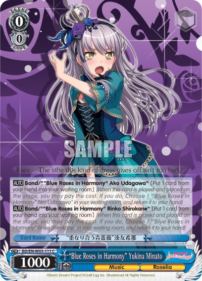 "Blue Roses in Harmony" Yukina Minato - Image 1