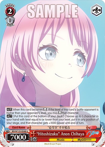 "Hitoshizuku" Anon Chihaya - Image 1