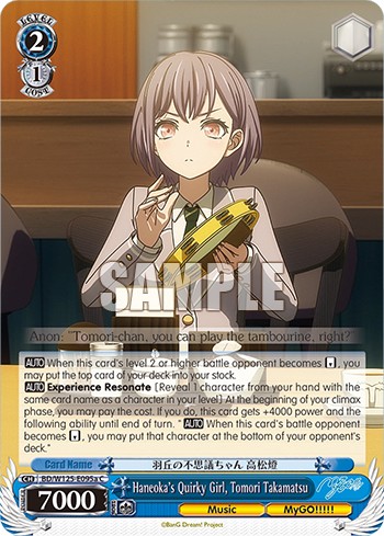 Haneoka's Quirky Girl, Tomori Takamatsu - Image 1