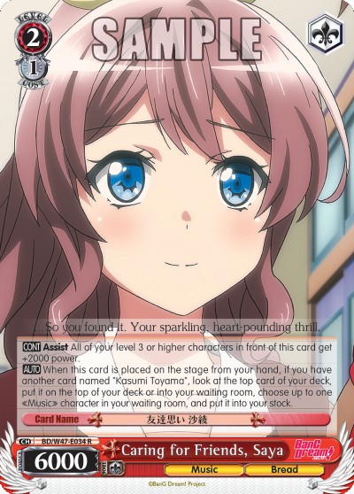 Caring for Friends, Saya - Image 1