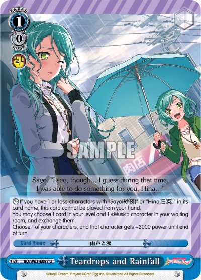 Teardrops and Rainfall - Image 1