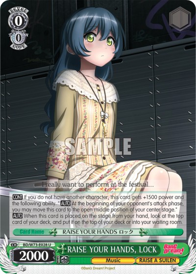 RAISE YOUR HANDS, LOCK - Image 1