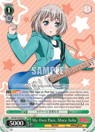 My Own Pace, Moca Aoba - Image 1