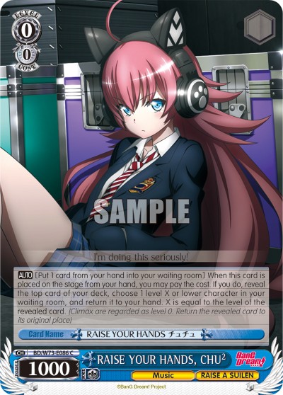 RAISE YOUR HANDS, CHU2 - Image 1