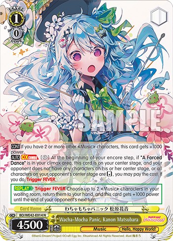 Wacha-Mocha Panic, Kanon Matsubara - Image 1