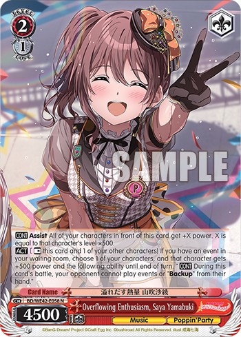 Overflowing Enthusiasm, Saya Yamabuki - Image 1