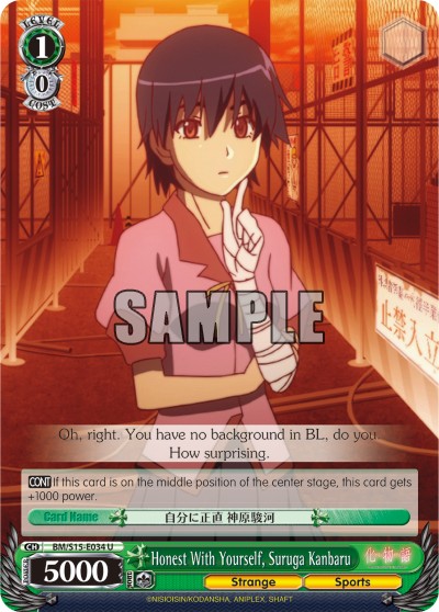 Honest With Yourself, Suruga Kanbaru - Image 1