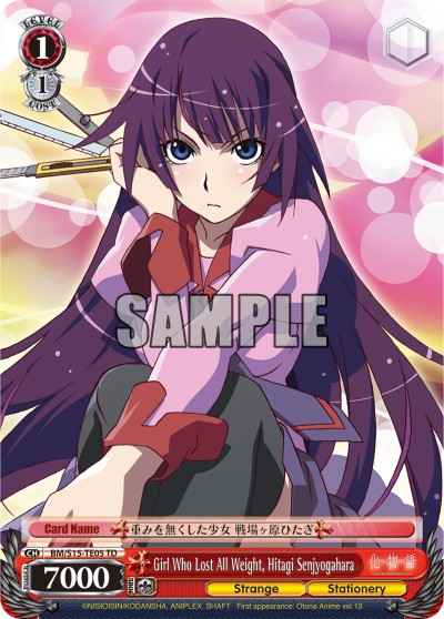 Girl Who Lost All Weight, Hitagi Senjyogahara - Image 1