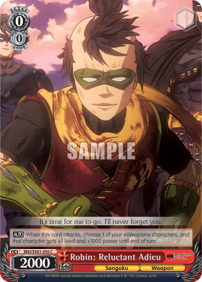 Robin: Reluctant Adieu - Image 1
