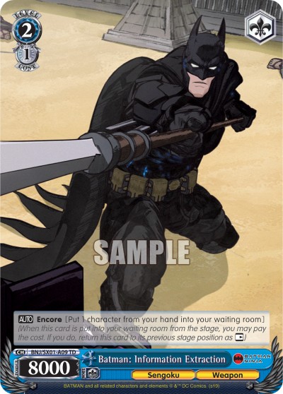 Batman: Information Extraction - Image 1