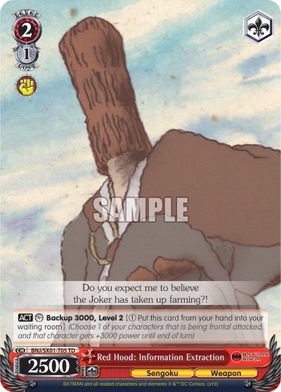 Red Hood: Information Extraction - Image 1