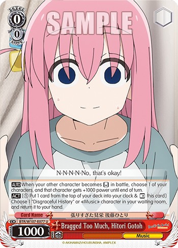 Bragged Too Much, Hitori Gotoh - Image 1