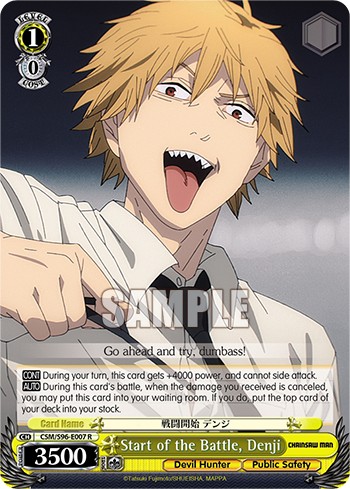 Start of the Battle, Denji - Image 1