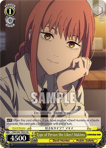 Type of Person She Likes? Makima - Image 1
