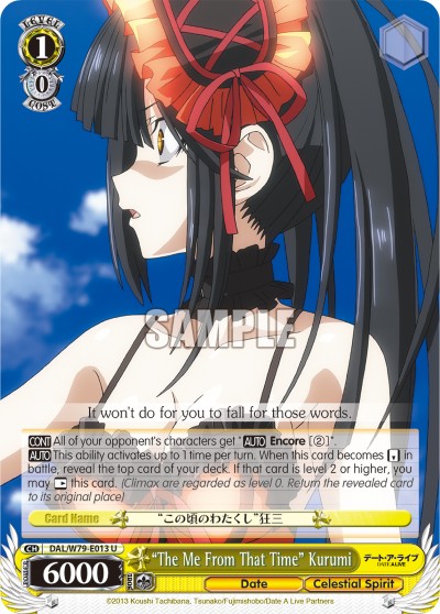 "The Me From That Time" Kurumi - Image 1