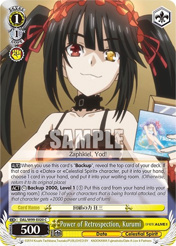 Power of Retrospection, Kurumi - Image 1