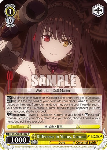 Difference in Status, Kurumi - Image 1