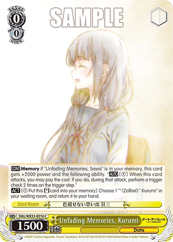 Unfading Memories, Kurumi - Image 1