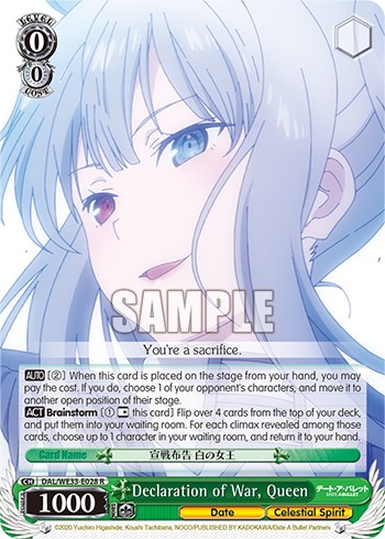 Declaration of War, Queen - Image 1