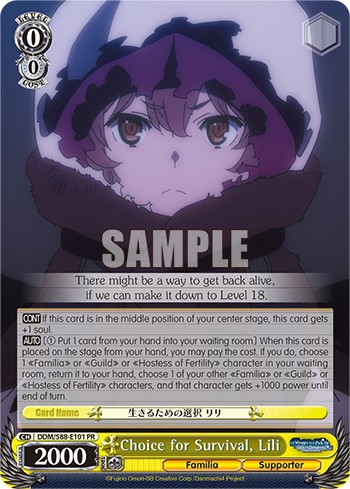 Choice for Survival, Lili - Image 1