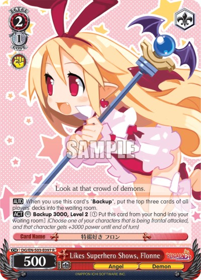 Likes Superhero Shows, Flonne - Image 1
