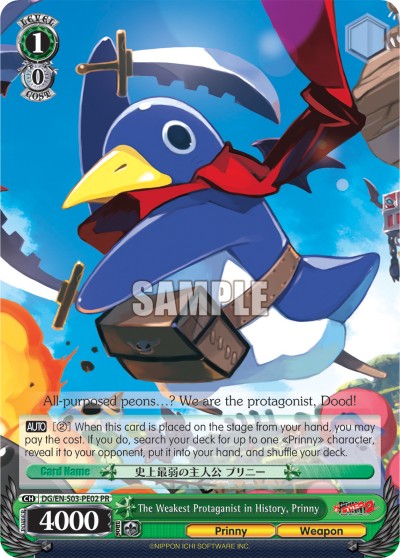 The Weakest Protaganist in History, Prinny - Image 1