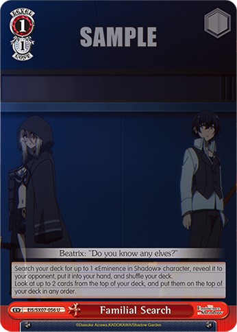 Familial Search - Image 1