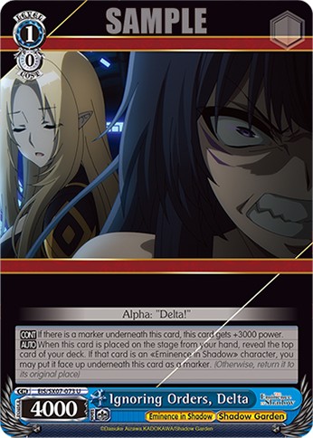 Ignoring Orders, Delta - Image 1