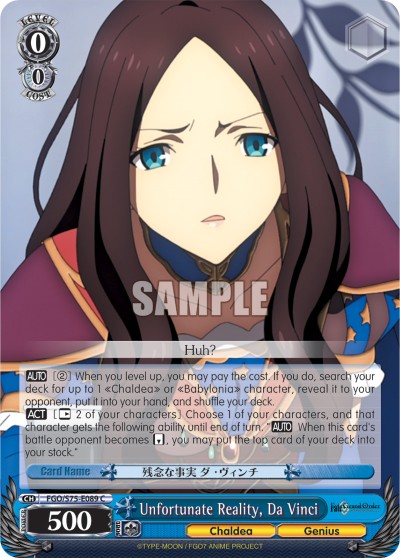 Unfortunate Reality, Da Vinci - Image 1