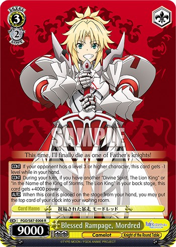 Blessed Rampage, Mordred - Image 1